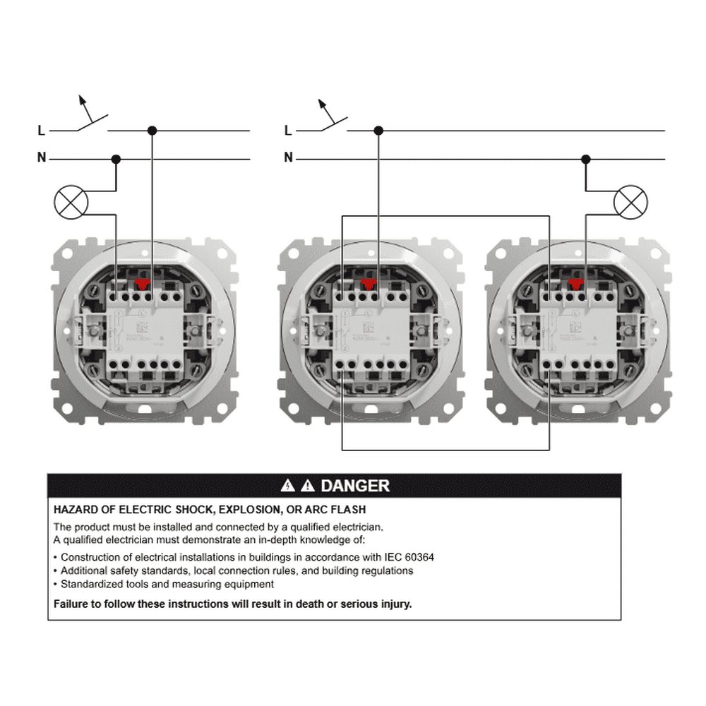 Вимикач Schneider Sedna Design білий 1кл прохідний IP44 ( SDD211106 )